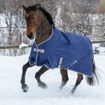 Derka padokowa 300g 600D FREEDOM TURNOUT - Bucas - navy/silver