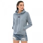 Bluza damska LUHNA HOODY SS22 - Spooks - dusty blue