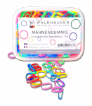 Gumki do grzywy kolorowe w pudełeczku - Waldhausen