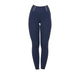Legginsy Technical Strass Slim Fit - granatowe - EQUESTRO