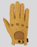 Rękawiczki ze skóry licowej z jelenia RETRO- KENIG