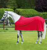 Derka osuszająca RAMBO Cotton Cooler - HORSEWARE - red/grey