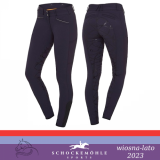 Bryczesy damskie SUMMER HEATHER FS SS23 - Schockemohle - dark blue