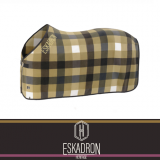 Derka polarowa FLEECE CHECK Heritage 25/26 - Eskadron - caradamom/white/navy/black truffle