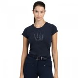 Koszulka damska CROWN SEQUIN - Spooks - navy