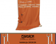 Derka Eskadron JERSEY STRIPE - PLATINUM 2019/2020 - vermillion orange