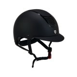 Kask Eclipse Plain Matt - EQUESTRO - black/black
