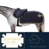 Pokrowiec na siodło Eskadron GLOSSY QUILTED Heritage 2019/20 - oxfordnavy