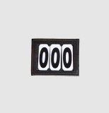 Numerek startowy PVC Velcro - Kentucky