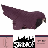 Derka stajenna z kołnierzem 80g DURA HIGHNECK FAUXFUR 80 Heritage 23/24 - Eskadron - cassis 