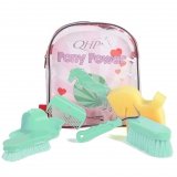 Plecak z zestawem szczotek PONY POWER - QHP