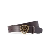 Pasek skórzany do spodni THE SHIELD - Ariat - cocoa 