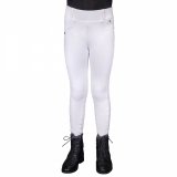 Legginsy jeździeckie zimowe JULIET JUNIOR Full Grip AW 24/25 - QHP