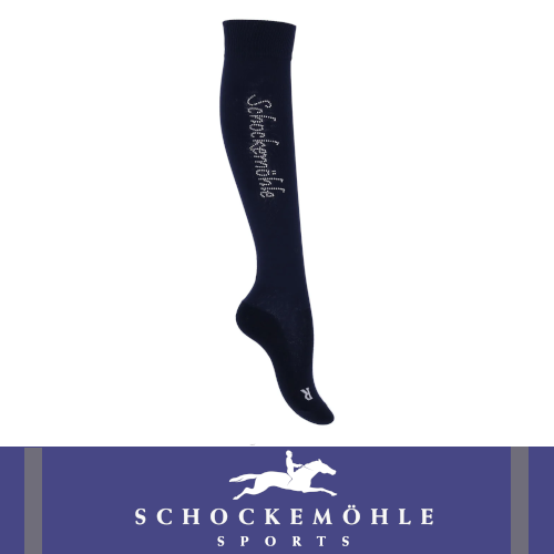 Podkolanówki Glamour Functional AW25 - Schockemohle - dark navy