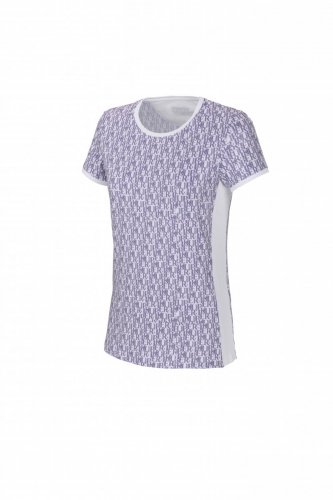Koszulka damska VILJA - Pikeur - white/silk purple