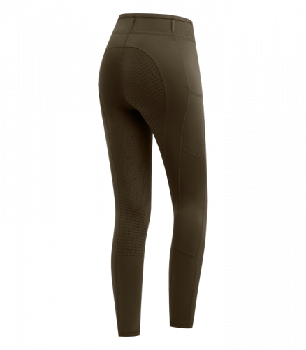 Legginsy jeździeckie damskie ELLA ELT - Waldhausen -green brown 
