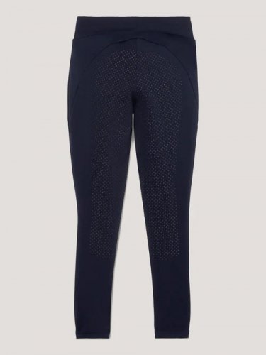 Legginsy damskie ELMIRA ALL-YEAR - Tommy Hilfiger Equestrian - desert sky