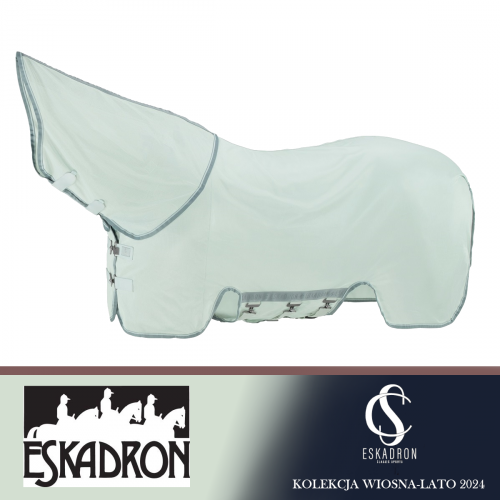 Derka siatkowa z kołnierzem FLY DETACH-NECK Classic Sports SS24 - Eskadron - powder green