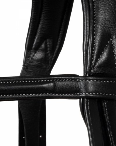 Ogłowie anatomiczne Guernica - ACAVALLO - black 