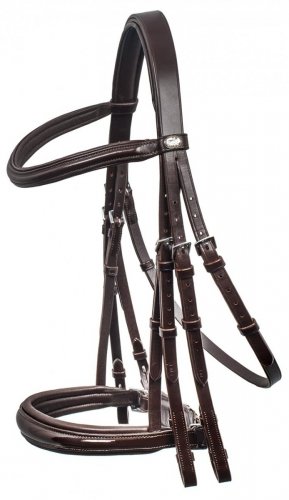 Ogłowie munsztukowe ABERDEEN Schockemohle - antique brown