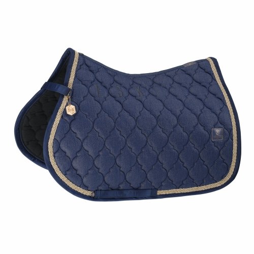 Potnik COTTON GLITTER Heritage AW 24/25 - Eskadron - true blue czaprak pod siodło jeździecki brokatowy połyskujący 