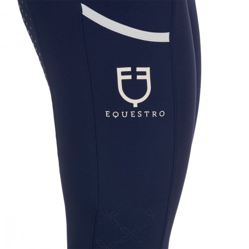  Leggisny Hybrid Perforated - granatowe - EQUESTRO