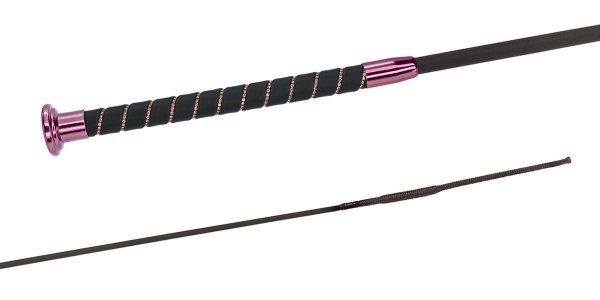 Bat ujeżdżeniowy SilkTouch Crystal - FLECK - pink 