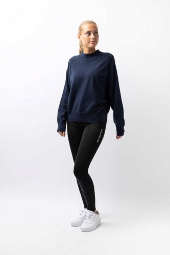 Pulower z mieszanki wełny Faye Woolmix - B//Vertigo - titan navy