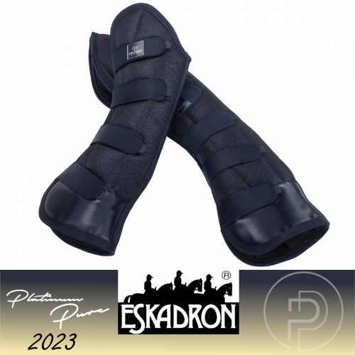 Ochraniacze transportowe GLITTER MESH Platinum Pure 2023 - Eskadron - navy