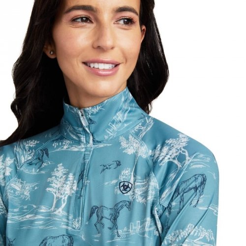 Bluzka damska LOWELL 2.0 - Ariat - arctic frolic print