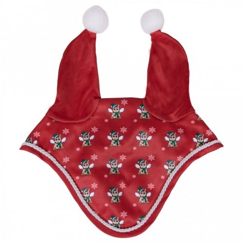 Nauszniki MERRY CHRISTMAS - QHP - red