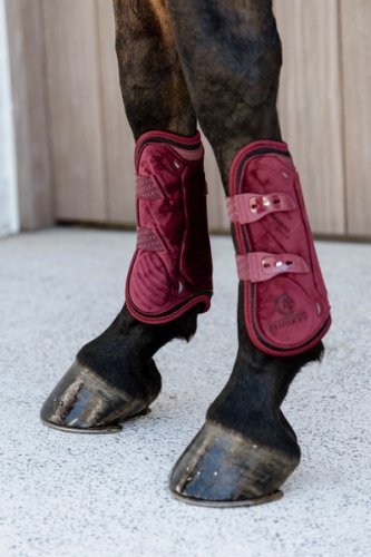 Ochraniacze Bamboo Elastic Velvet - Kentucky - bordeuax