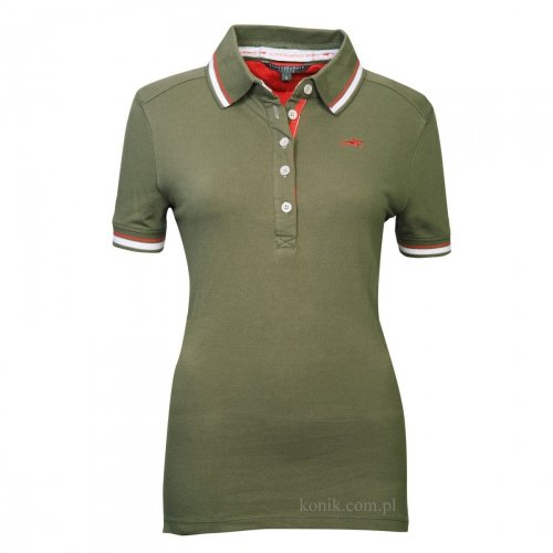 Koszulka damska polo MERYL olive - SCHOCKEMOHLE