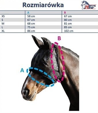 Maska przeciw owadom - HARRY'S HORSE