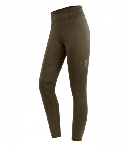  Legginsy jeździeckie damskie ELLA ELT - Waldhausen -green brown 