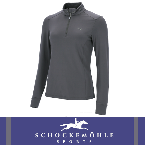 Bluzka techniczna SPAyla AW25 - Schockemohle - dusty chocolate