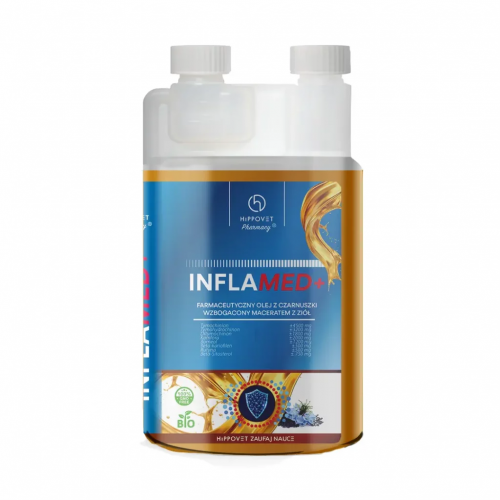 Farmaceutyczny olej z czarnuszki InflaMed+ 1,2l - Hippovet Pharmacy