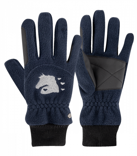 Rękawiczki jeździeckie młodzieżowe ELT LUCKY GISELLE - zimowe - Waldhausen