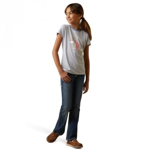 Koszulka młodzieżowa IMAGINE - Ariat - heather grey