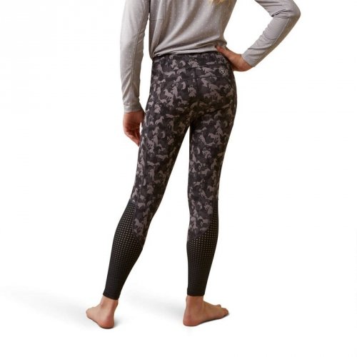 Legginsy jeździeckie młodzieżowe Eos FS Tight - Ariat - periscope camo horse