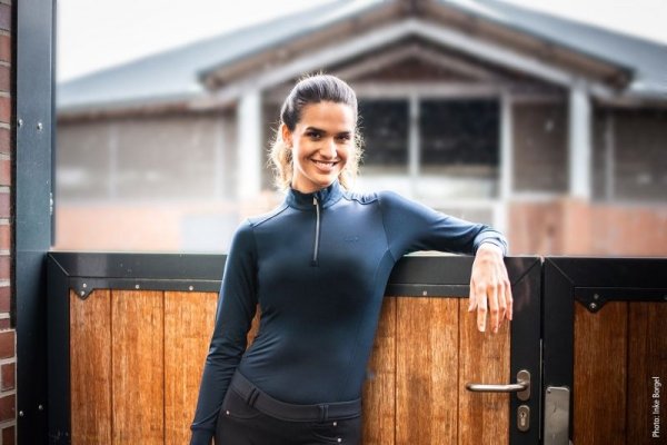 Bluzka techniczna SPAyla Style AW24 - Schockemohle - deep night