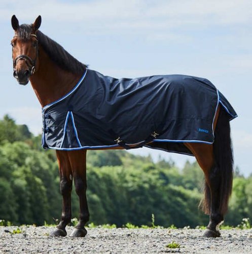 Derka padokowa Glasgow 350g 600D - Horze - dark blue