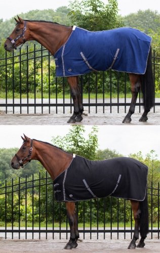 Derka polarowa z pasami BASIC - QHP