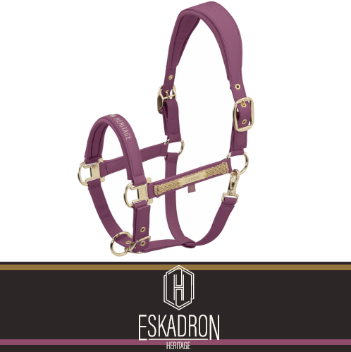 Kantar FAUX LEATHER DOUBLE PIN Heritage AW 25/26  - Eskadron - wildberry