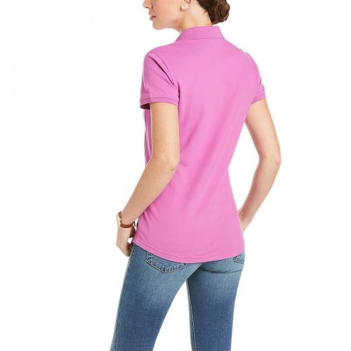 Koszulka damska PRIX 2.0 SS POLO SS21 - Ariat - meadow mauve