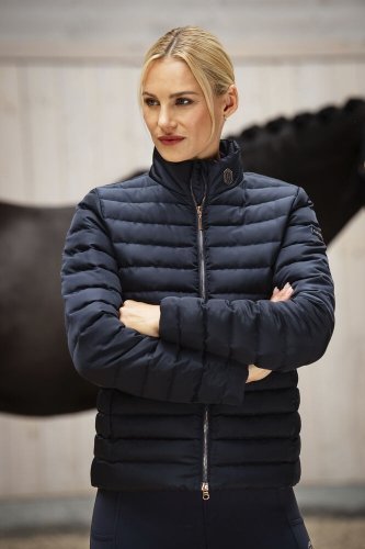 Kurtka damska QUILT Heritage 23/24 - Eskadron - navy
