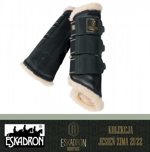 Ochraniacze kontaktowe SOFTSLATE EVO-WOOL - Heritage AW 2021/22 - Eskadron - antique green