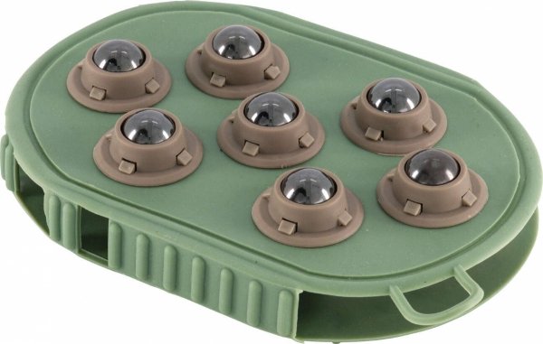 Zgrzebło do masażu z rolkami - KANTRIE