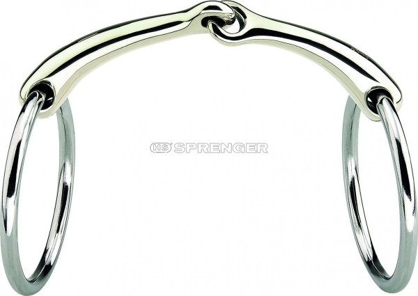 Wędzidło zwykłe łamane Dynamic RS 16 mm- Sprenger