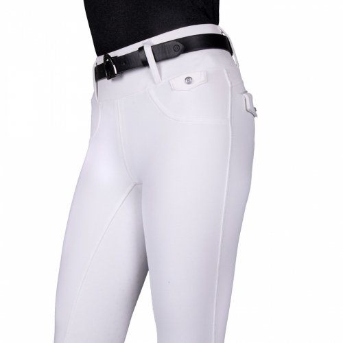 Legginsy jeździeckie zimowe JULIET Full Grip AW 24/25 - QHP